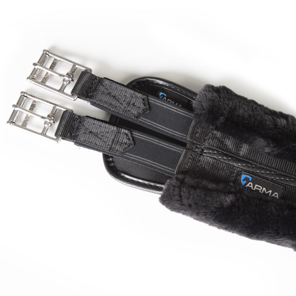 ARMA Supafleece Bred Anatomisk Sadelgjord, Black